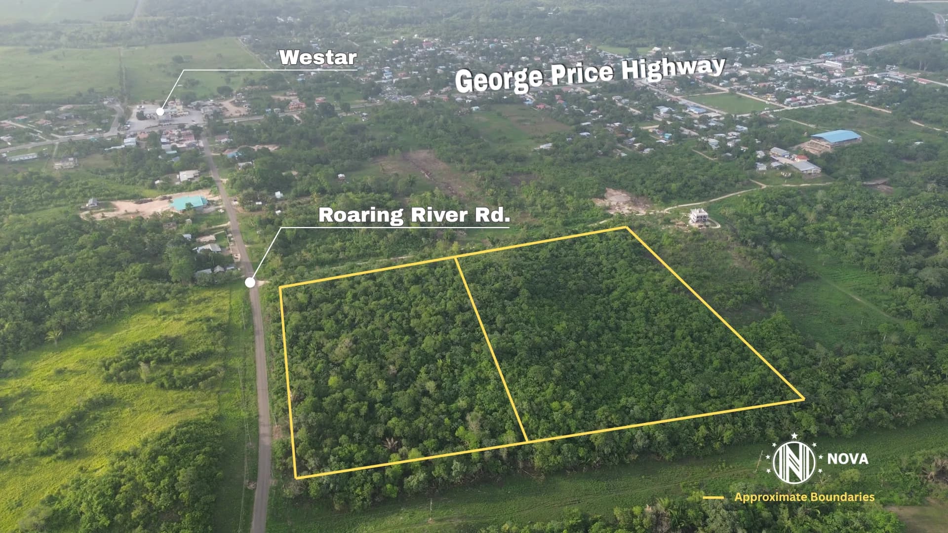 Prime Acreage Along the Road to Roaring River Golf Course - Cayo District, Belize
